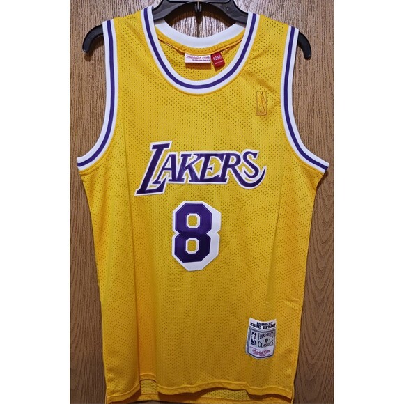 Mitchell & Ness Other - Kobe Bryant #8 (Mitchell/Ness)-(Lakers)-(Yellow)-(Jersey)-(New Cond.)-(M)-$93.00